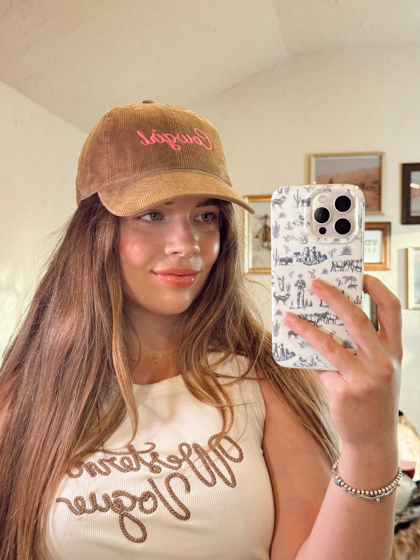 The Corduroy Cowgirl Baseball Cap