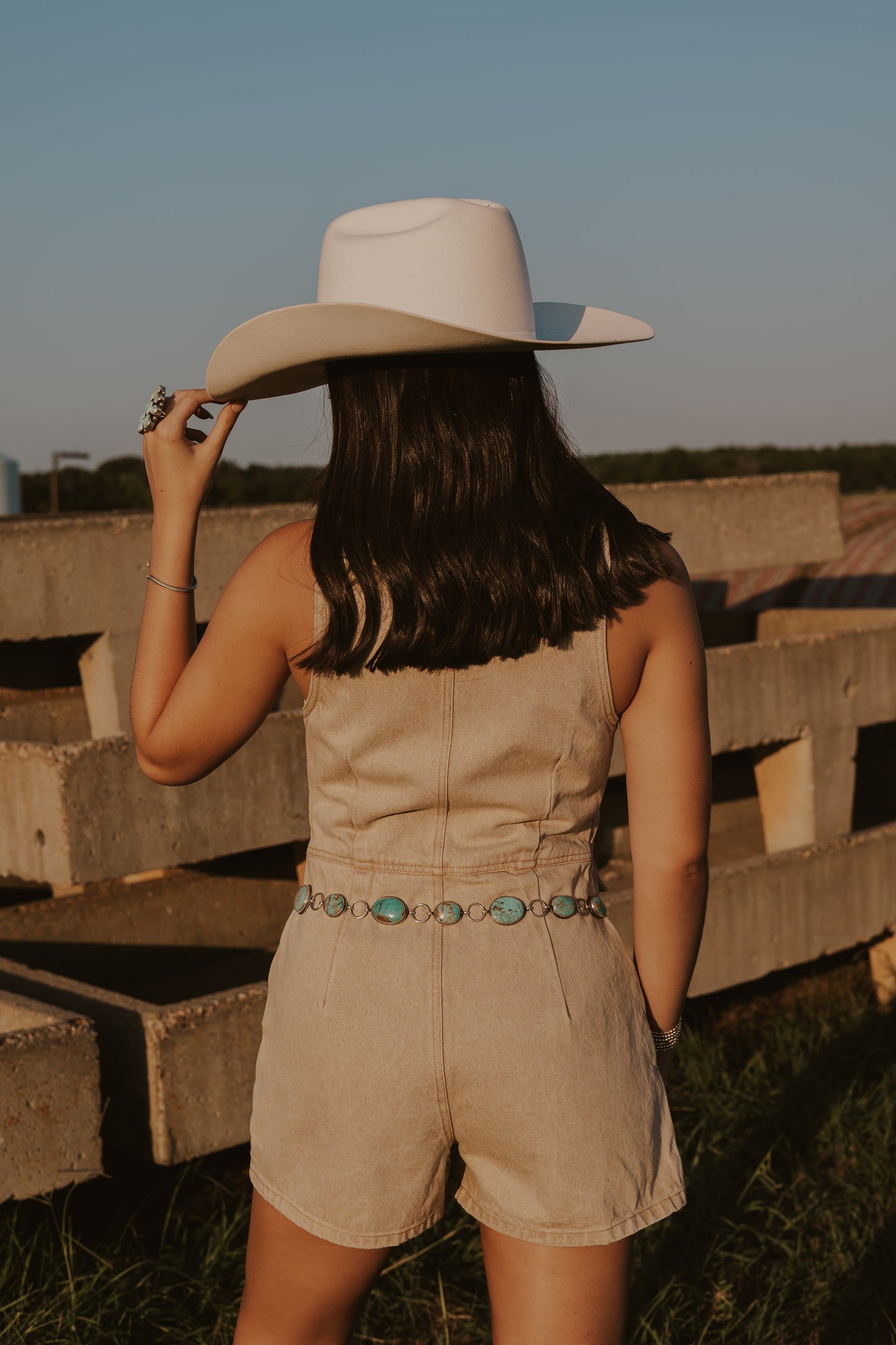 The Denver Denim Romper