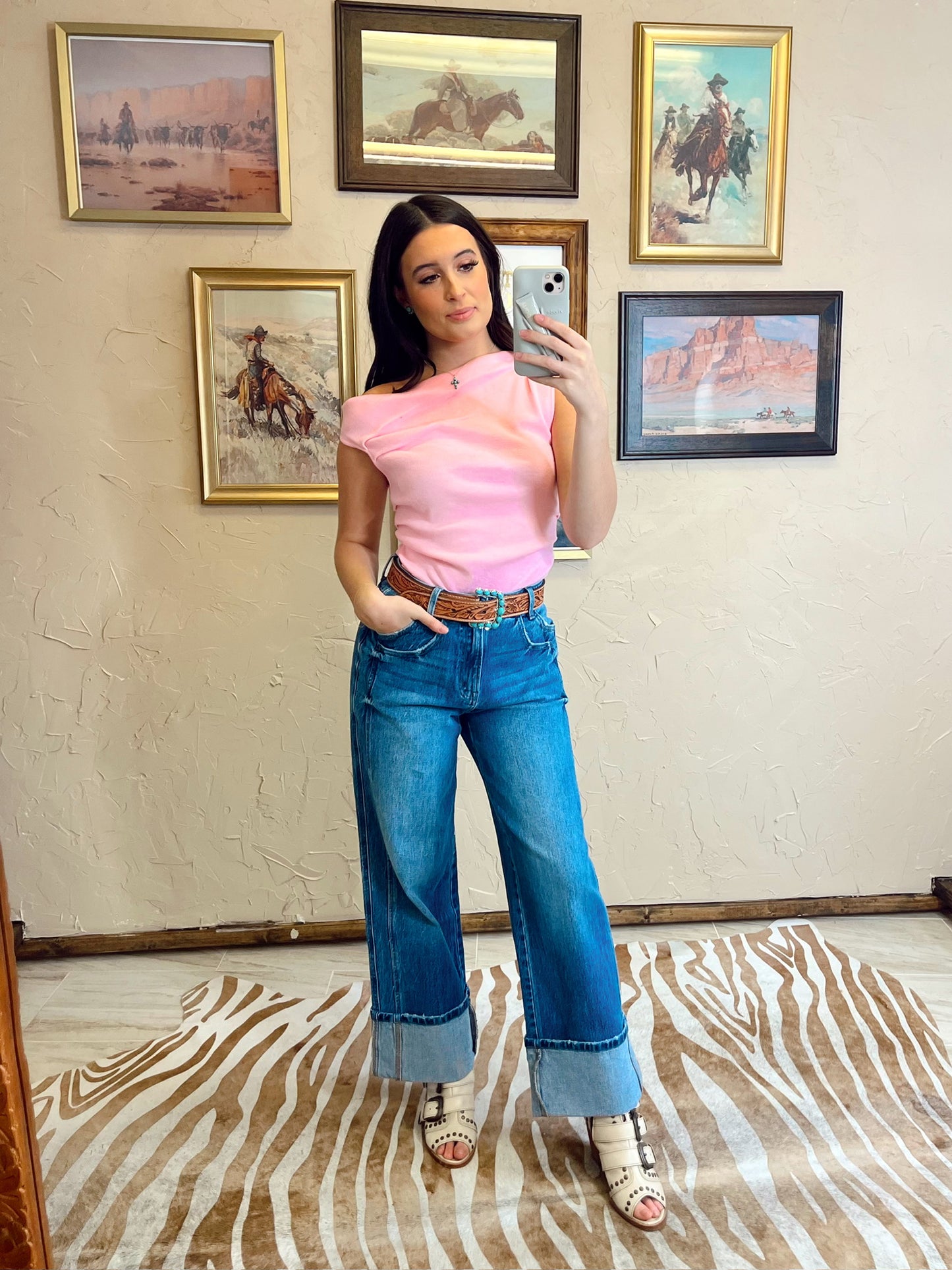 The Athens Top in Pink