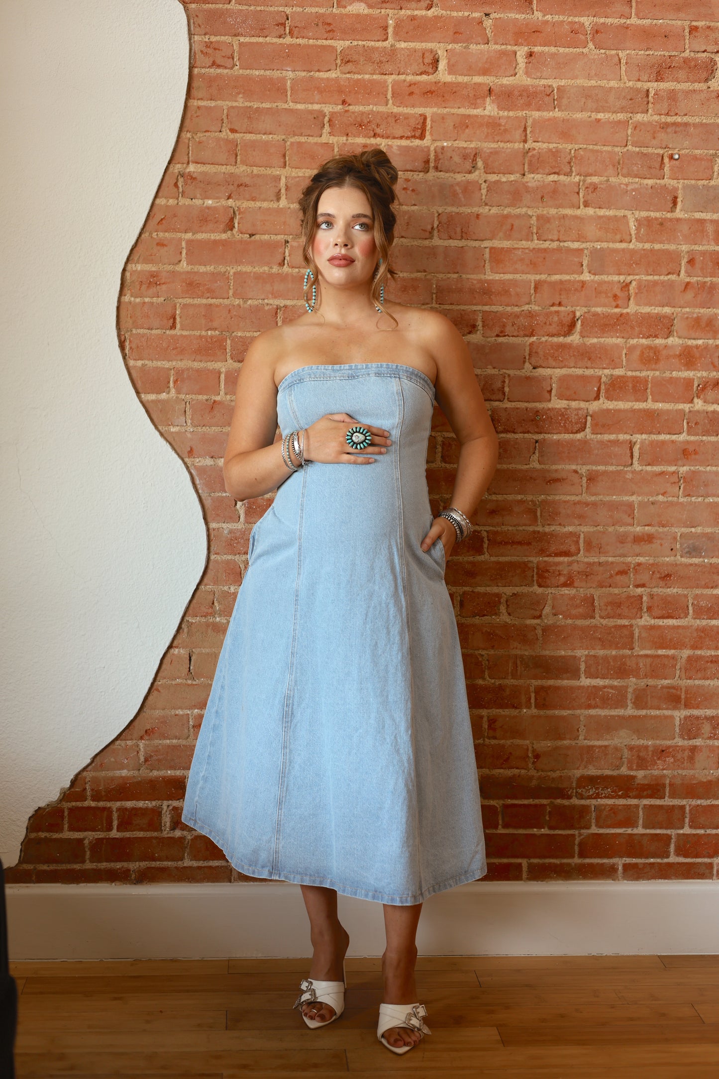 The Daylen Denim Dress