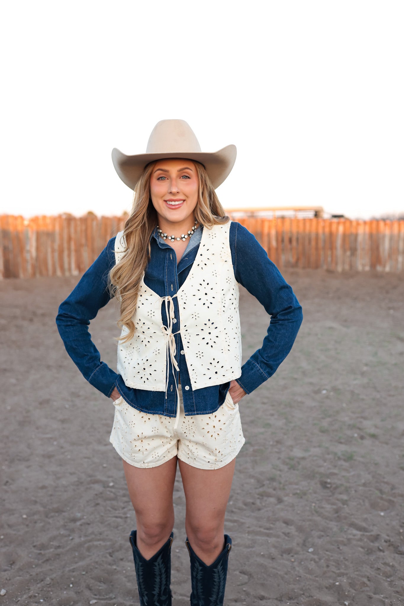 The Dayle Denim Top