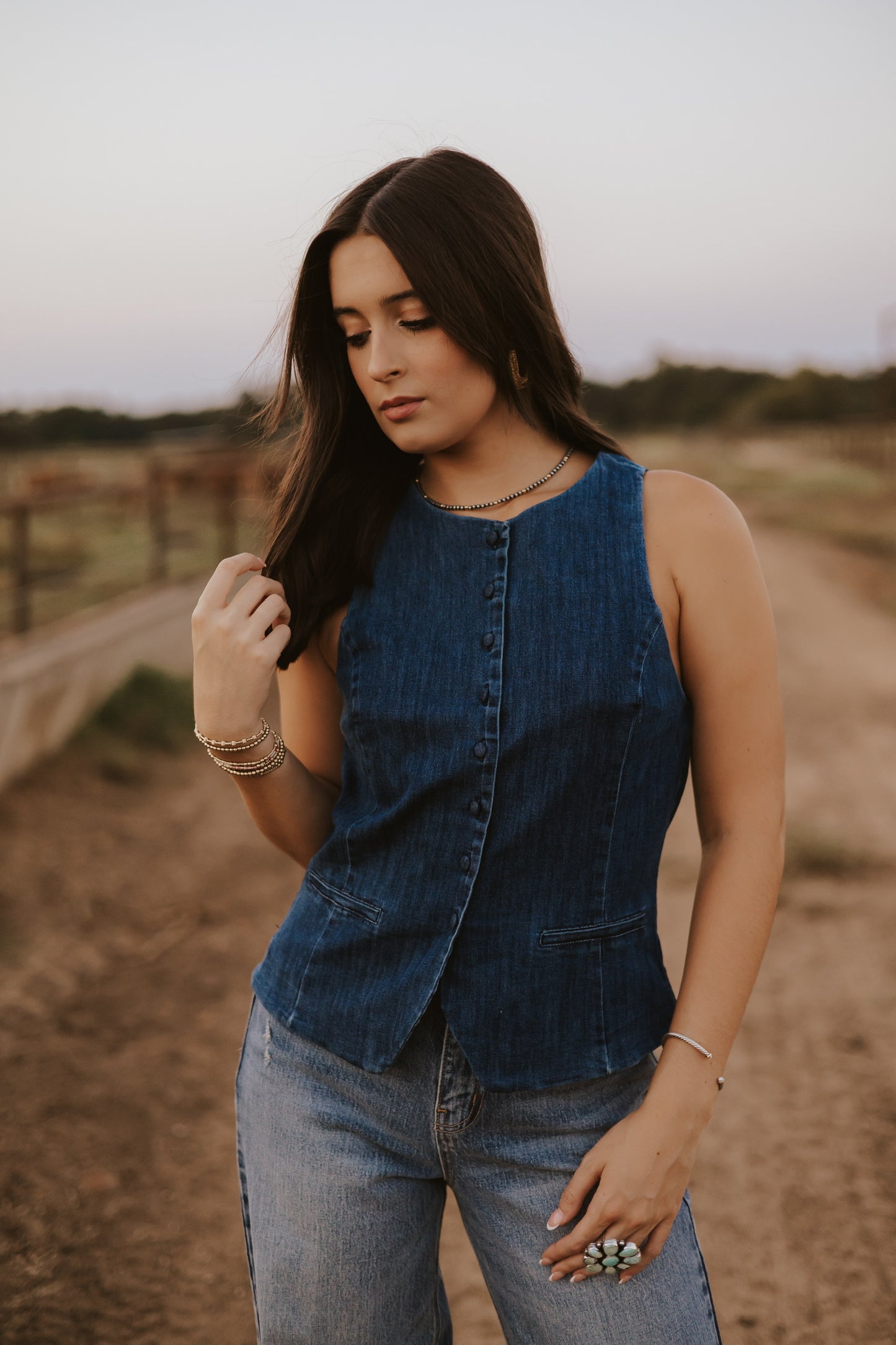 The Dax Denim Top
