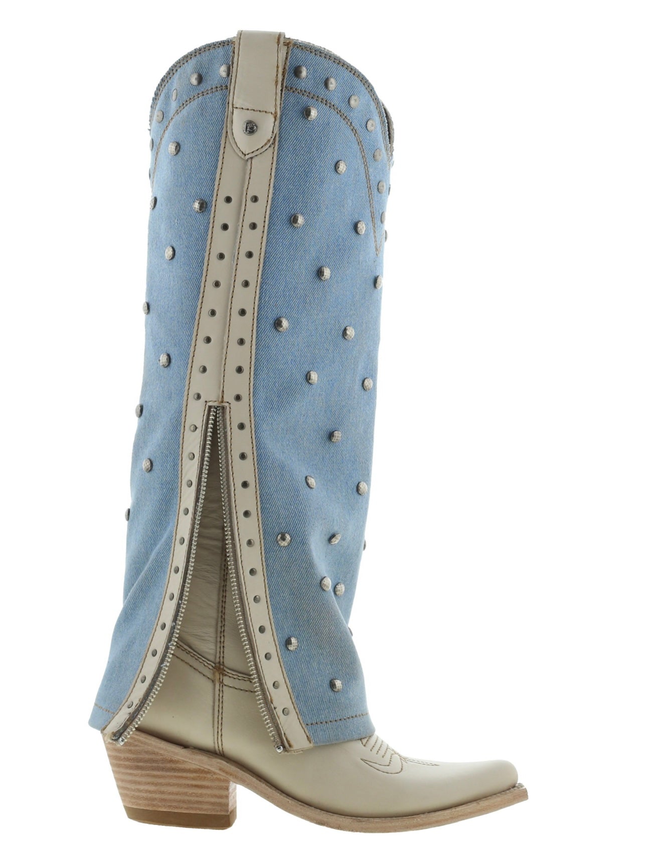 The Liberty Black Missouri Bone Boots: PREORDER
