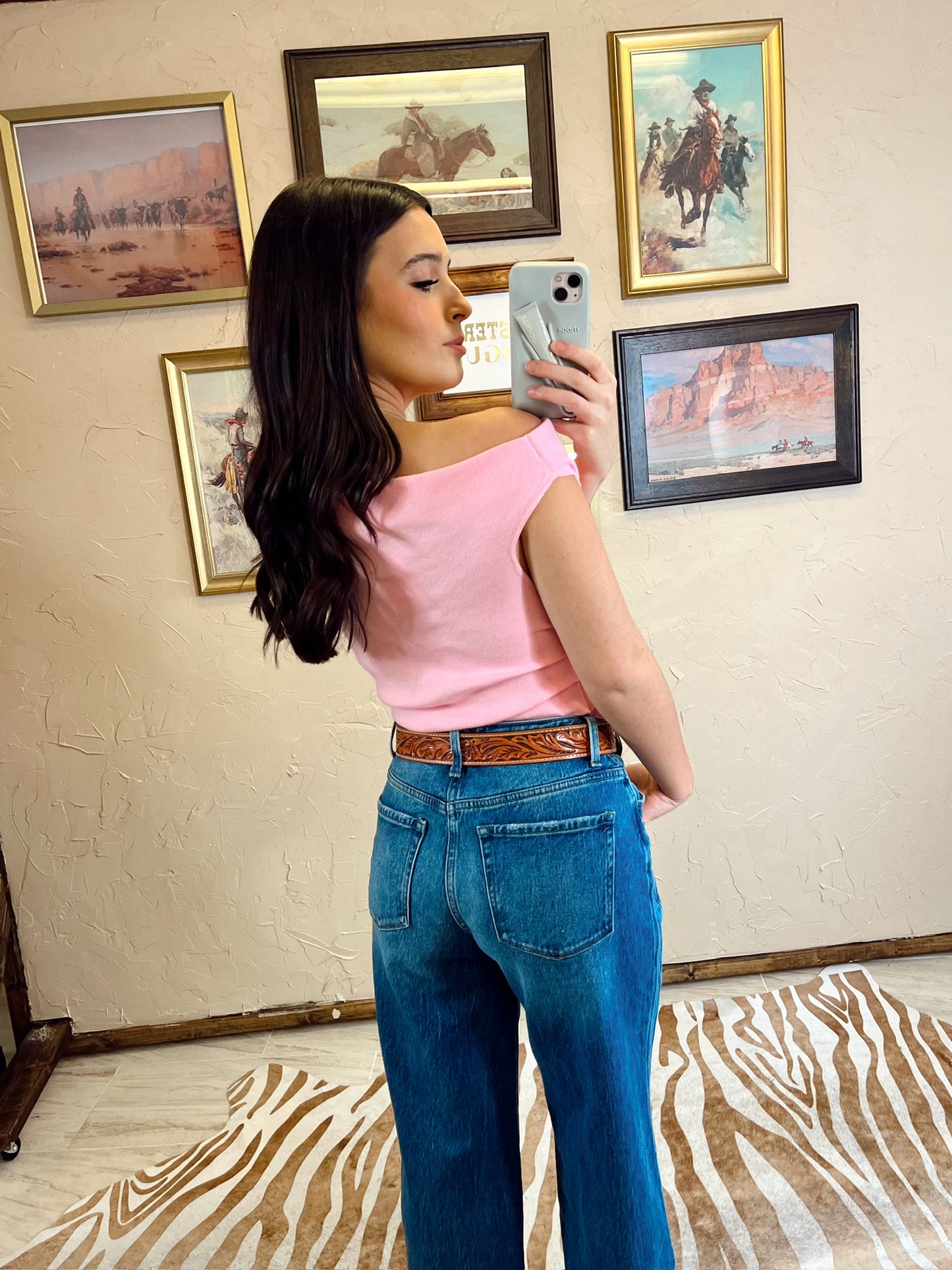The Athens Top in Pink