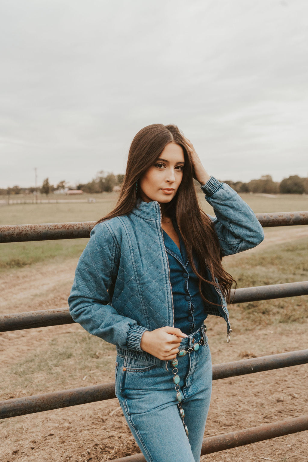 The Dakota Quilted Denim Jacket