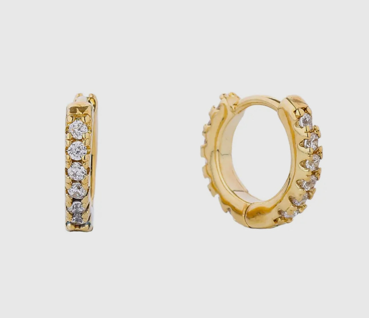 The Luxe Huggie Earrings