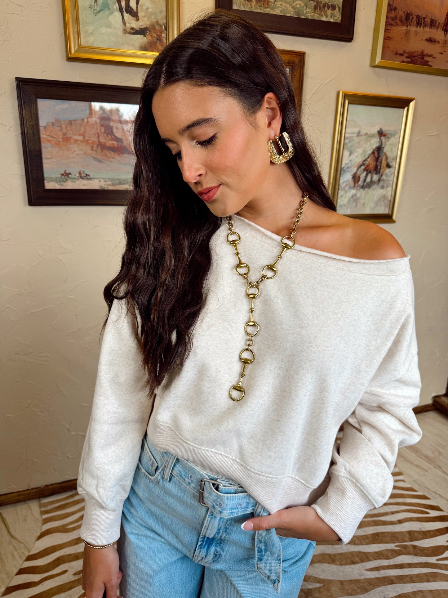 The Oden Top in Grey