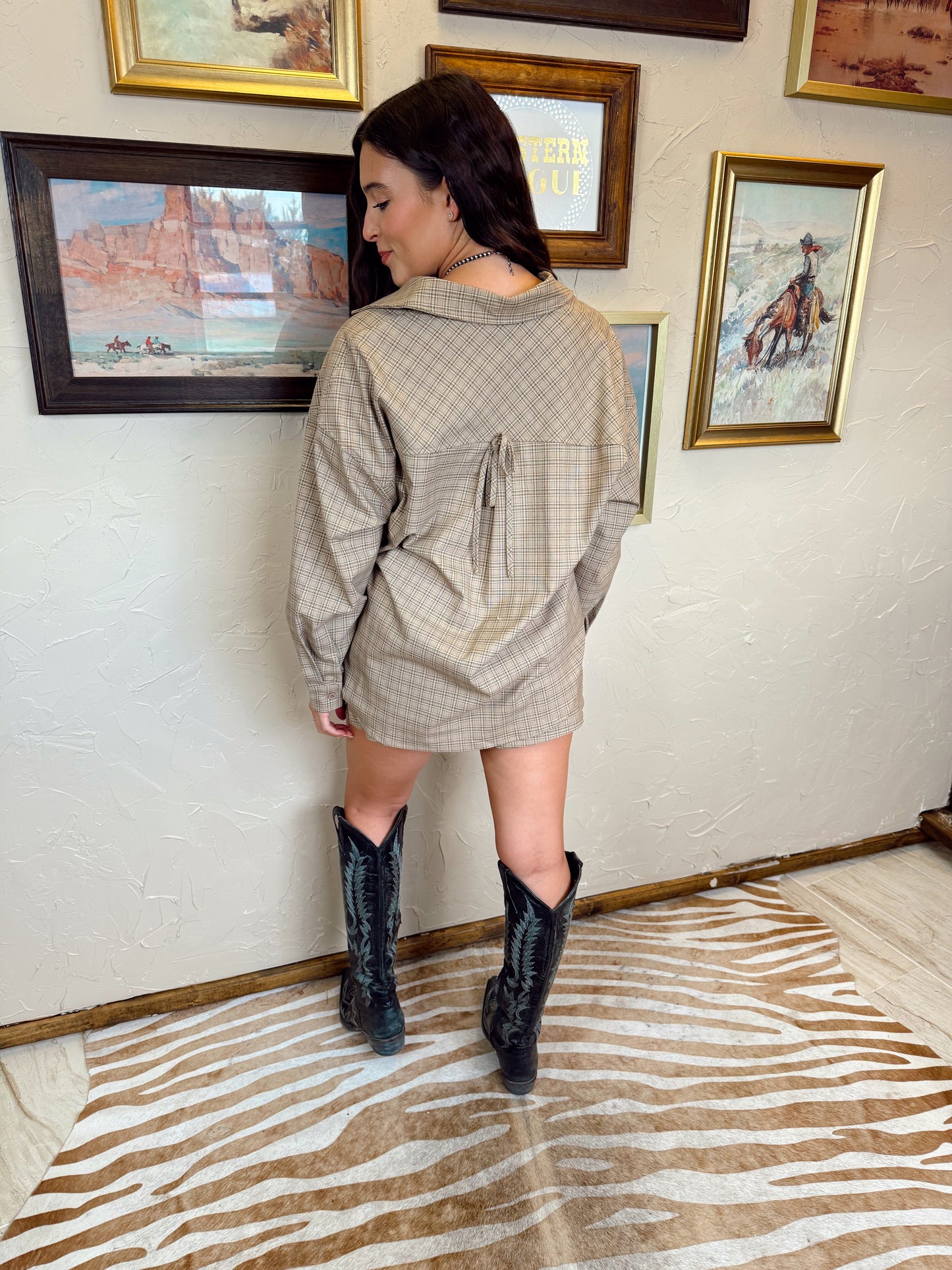The Plaid Short Set