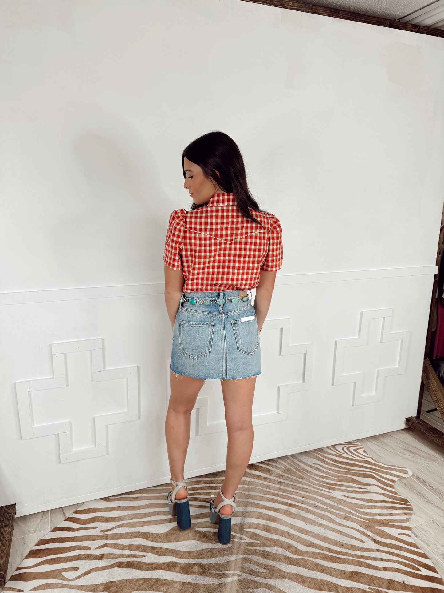 The Creedmore Denim Skirt