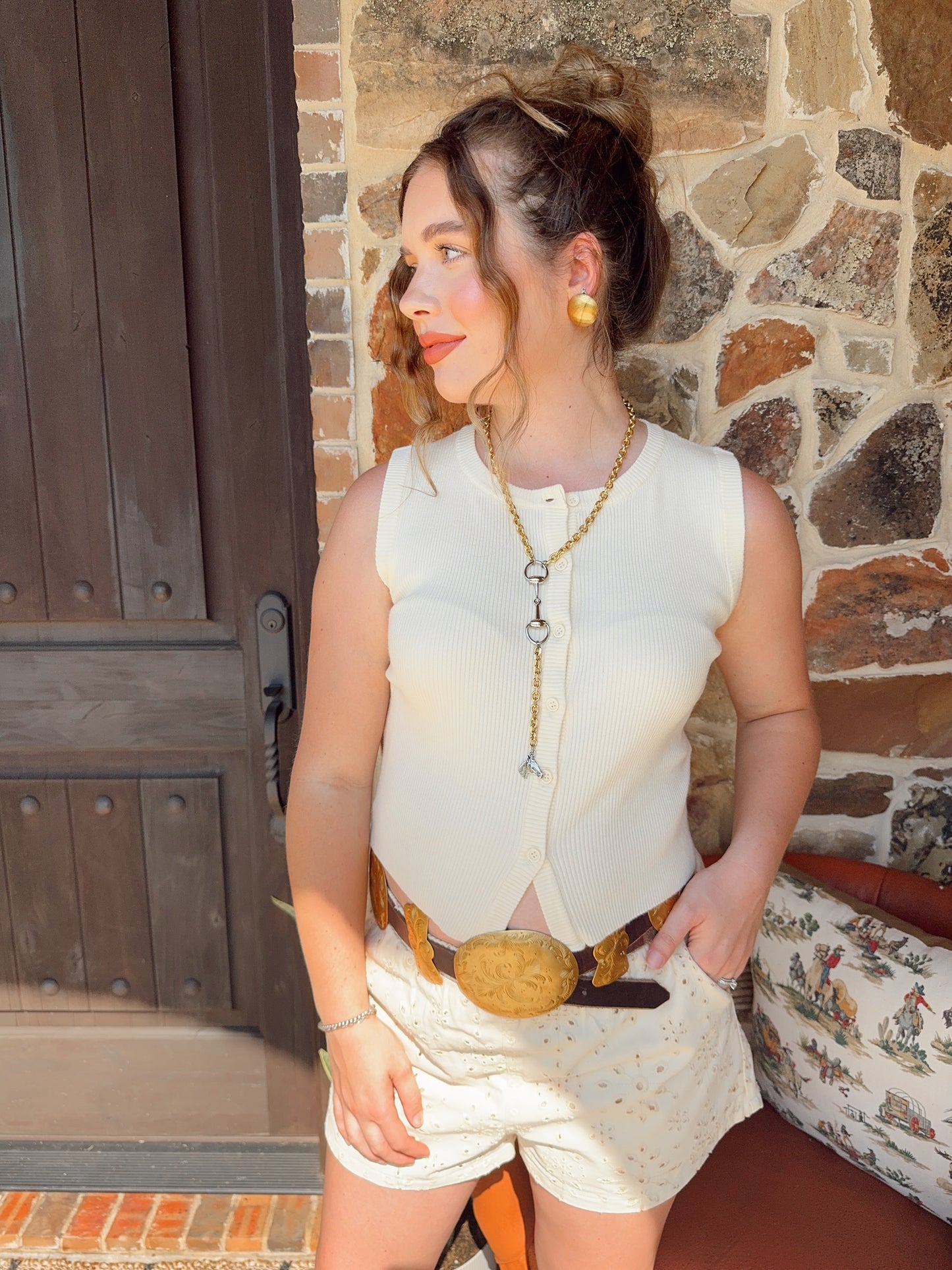 The Briar Earrings in Gold