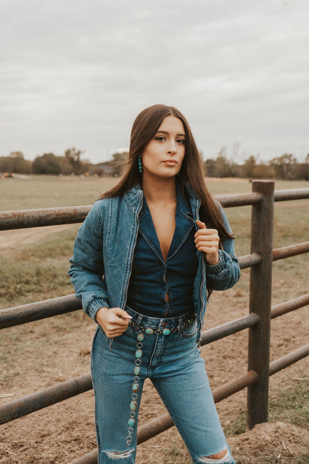 The Dakota Quilted Denim Jacket