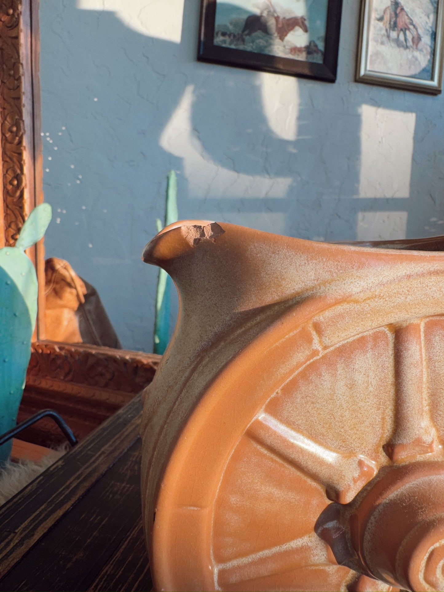 Wagon Wheel Pitcher