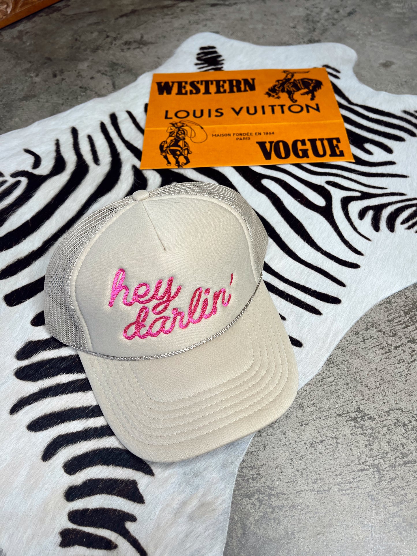 The Hey Darlin Trucker Hat loop