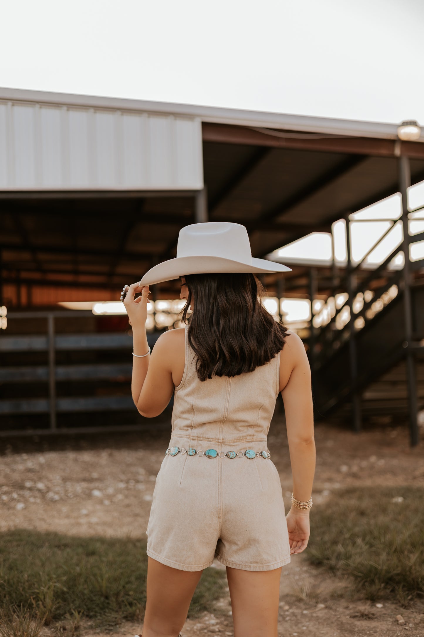 The Denver Denim Romper