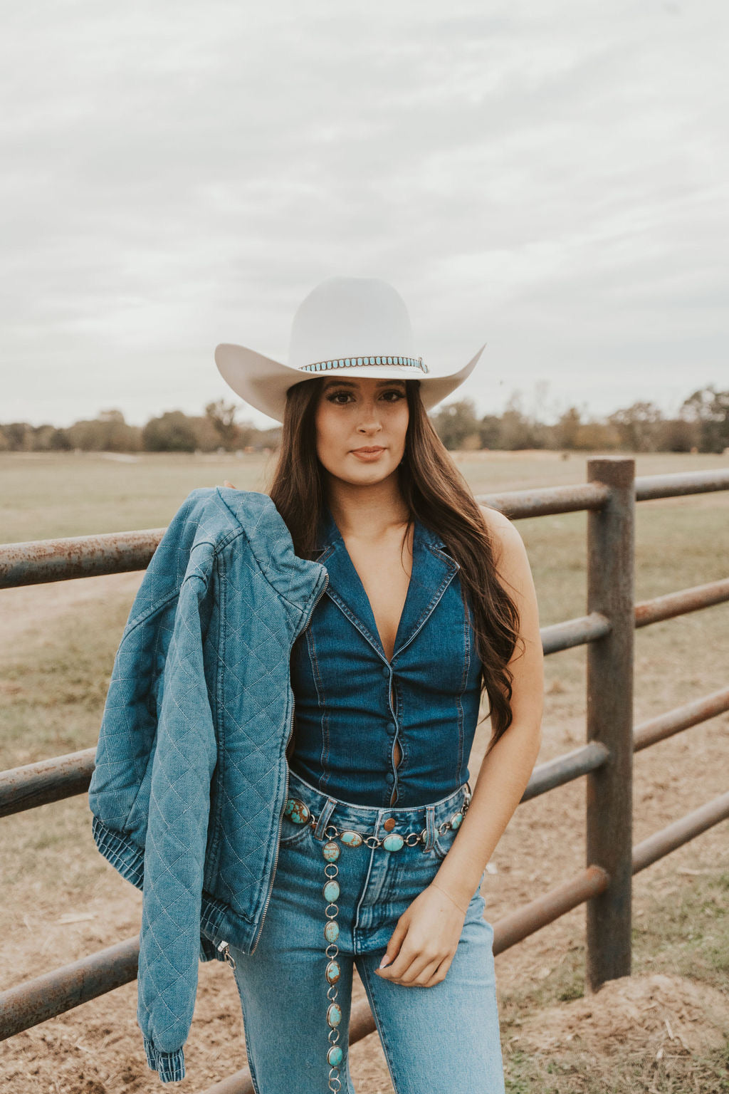 The Dakota Quilted Denim Jacket