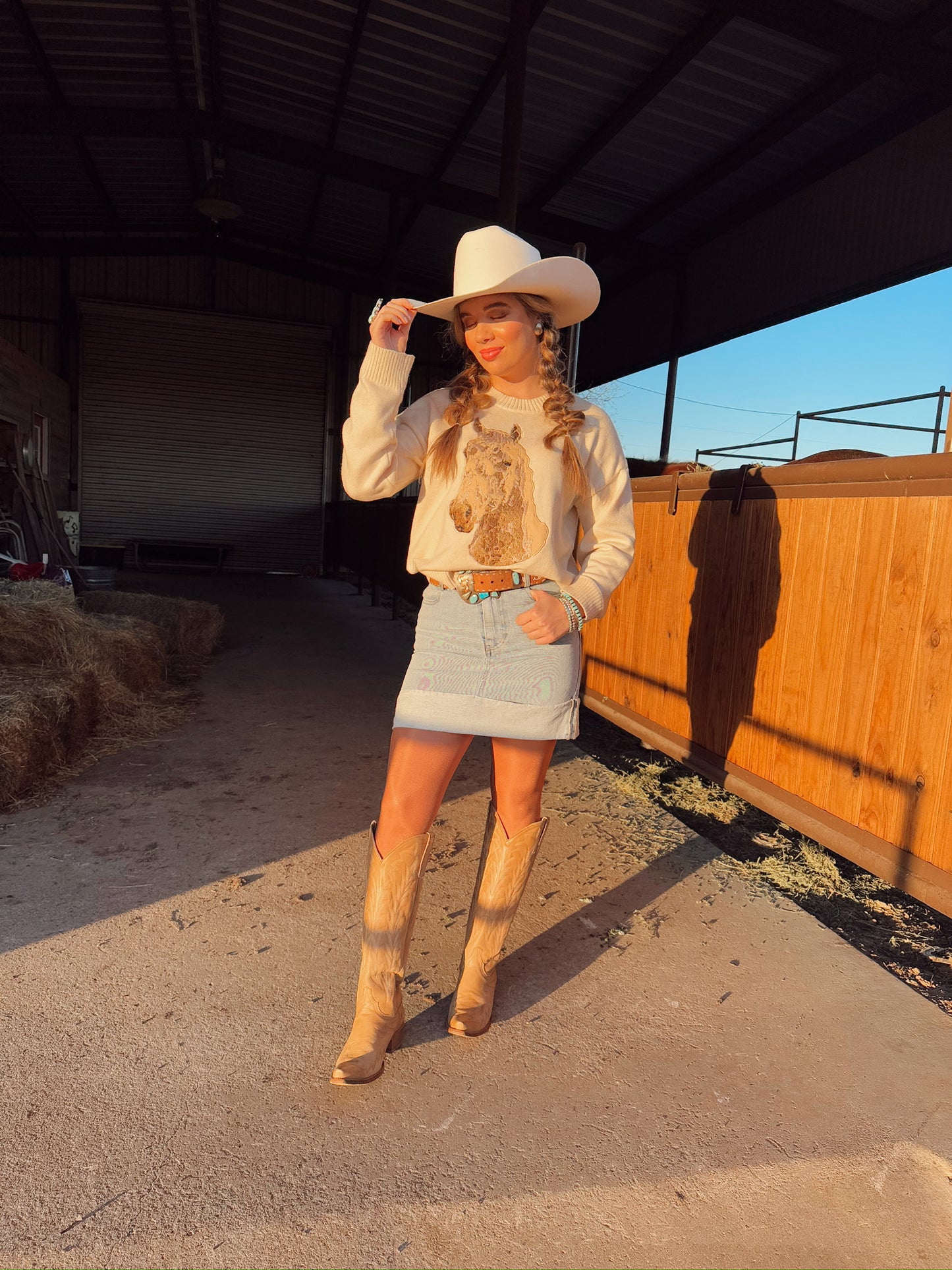The Decatur Denim Skirt