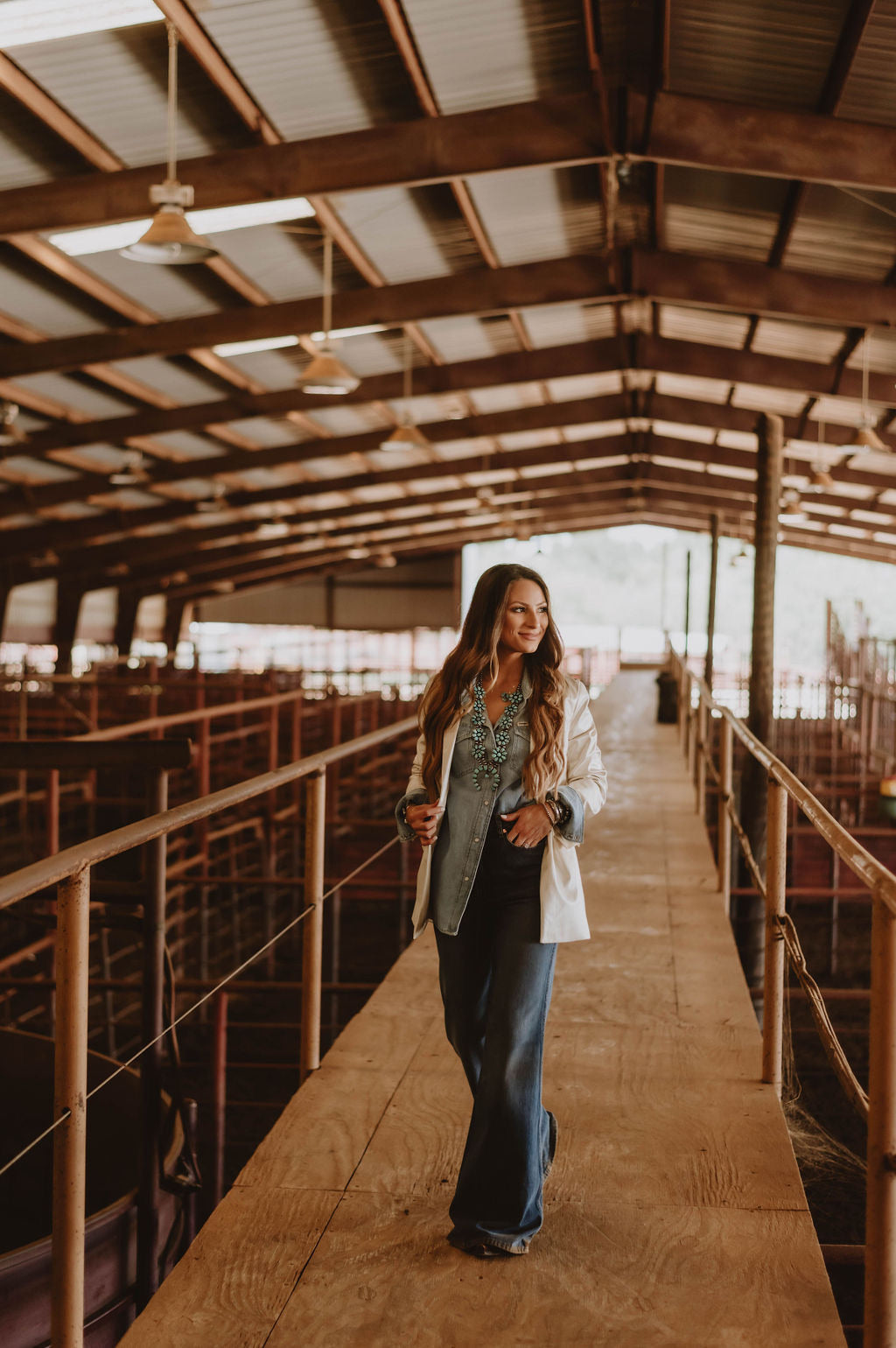 The Wrangler Heritage Blue Grammar Denim Shirt