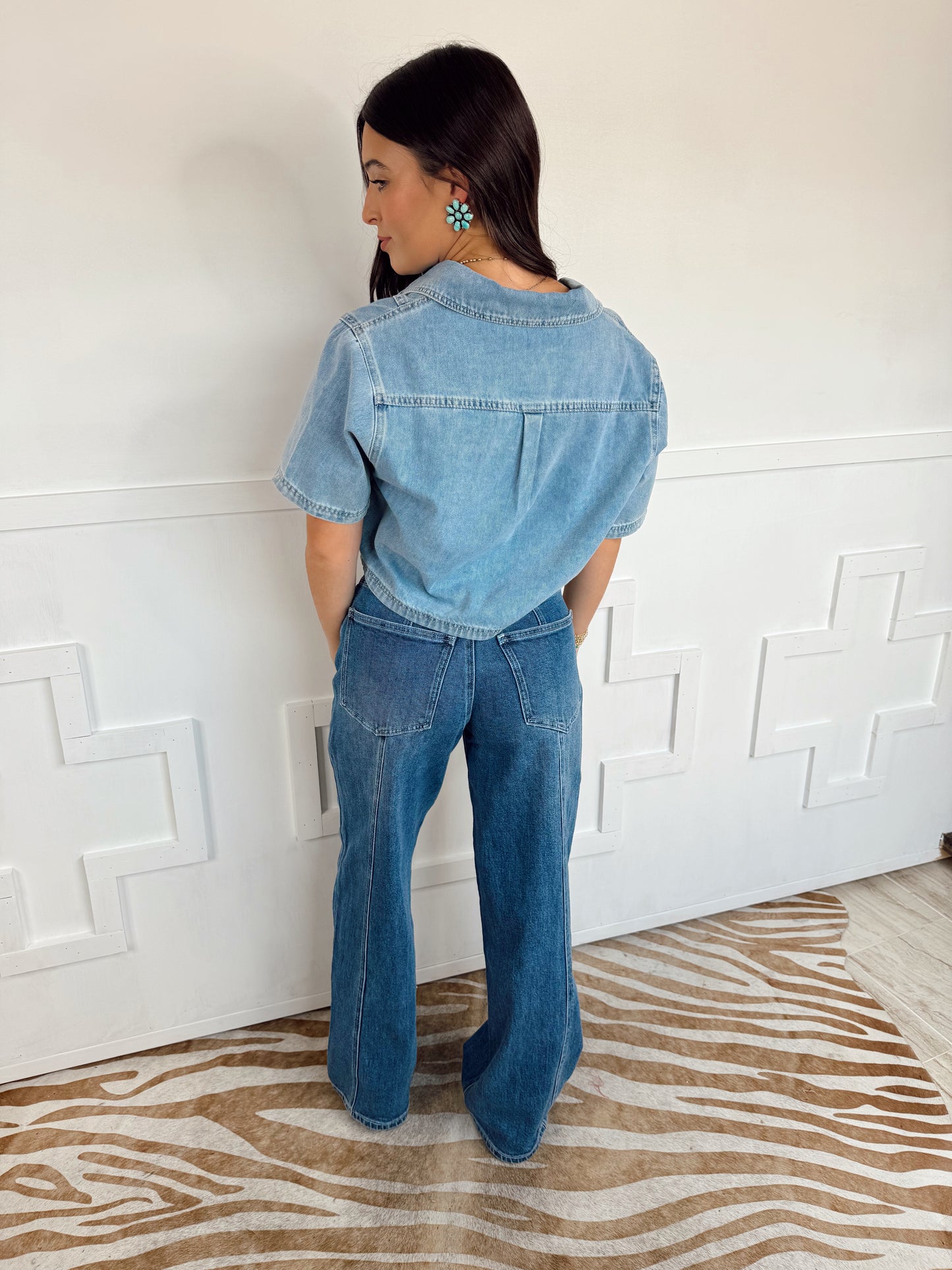 The Dean Denim Top
