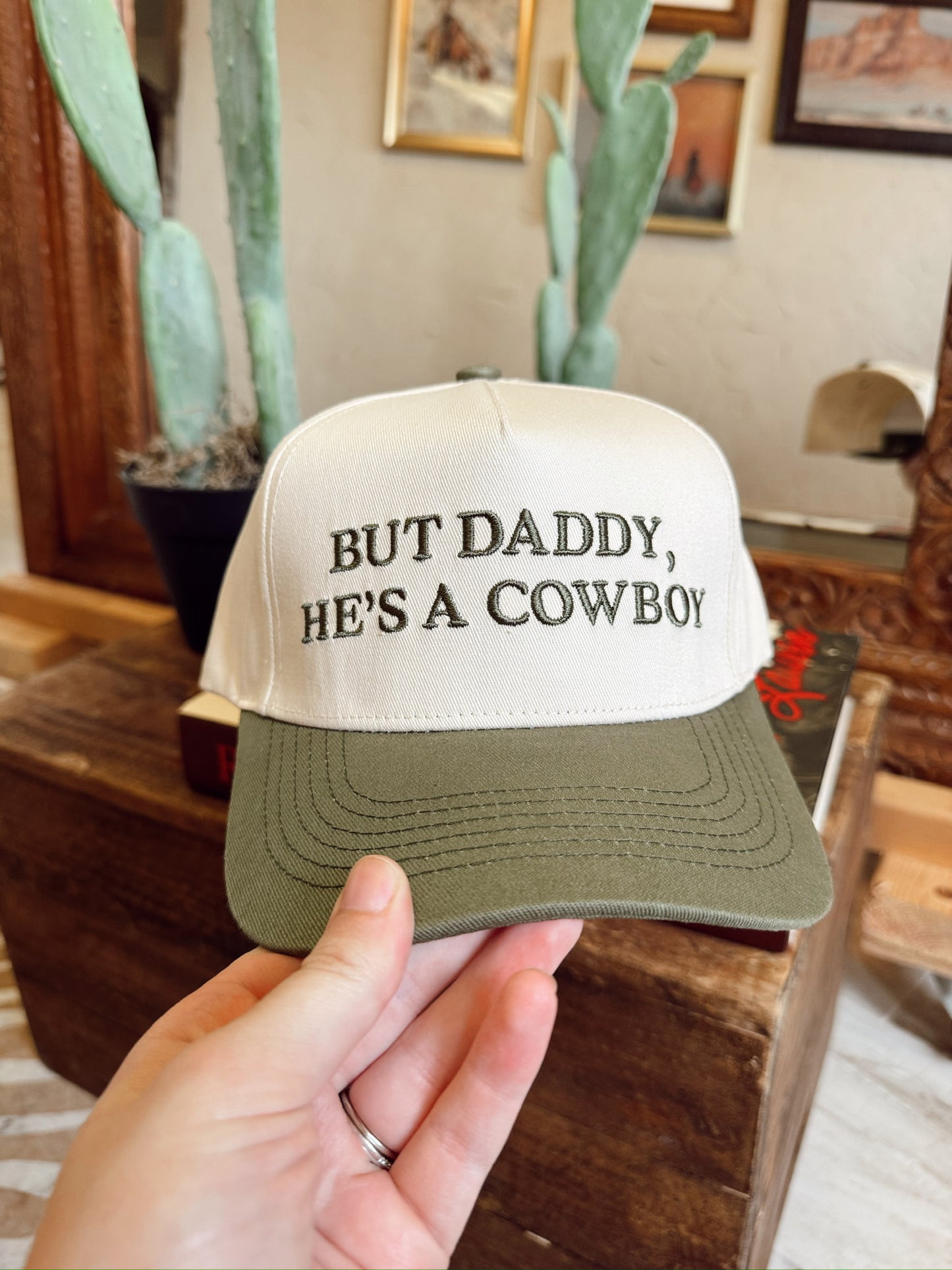 The But Daddy Baseball Cap