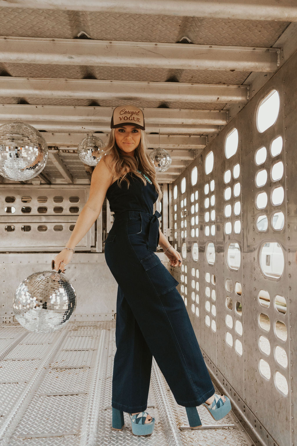 The Danni Denim Jumpsuit