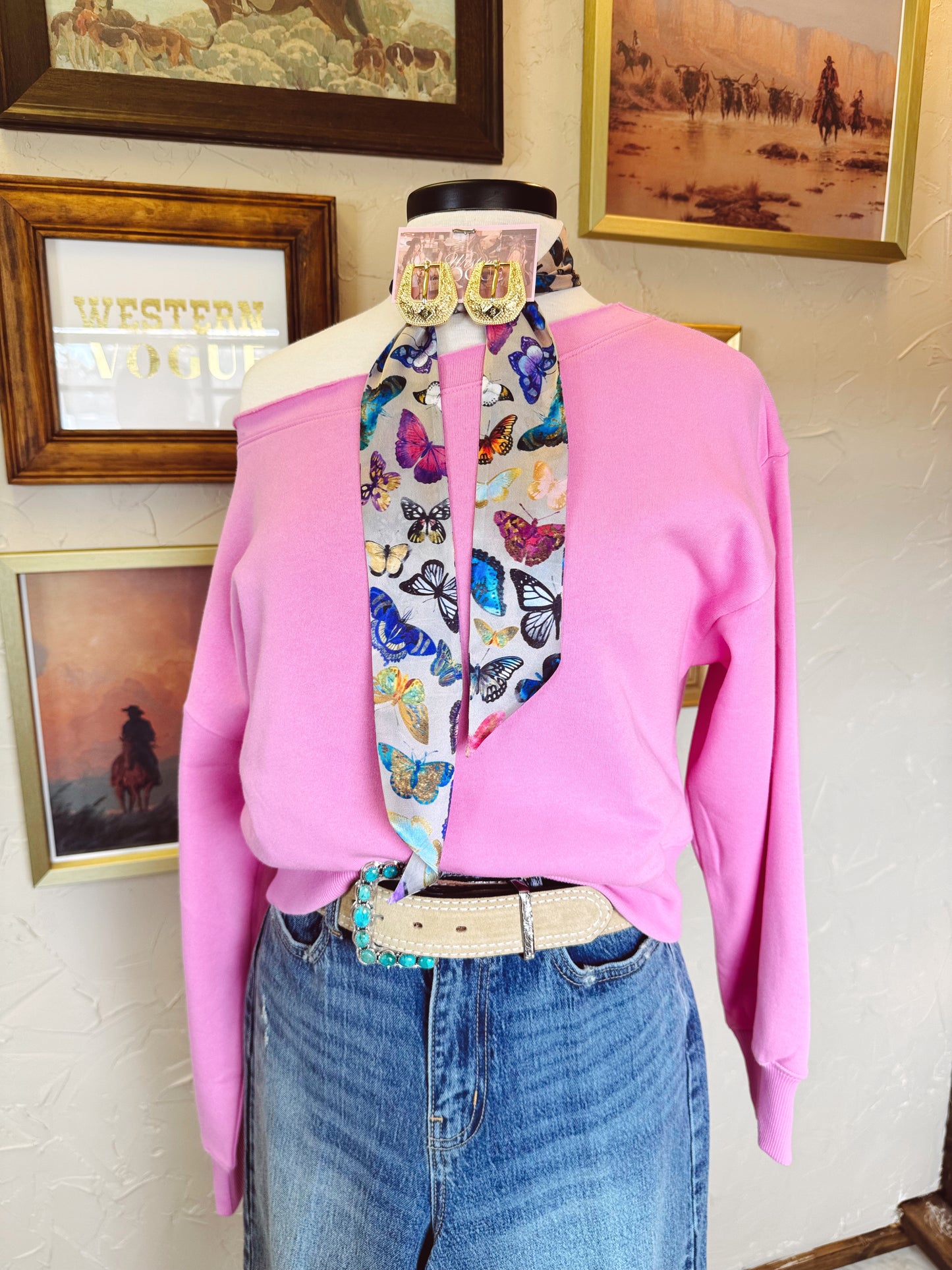 The Oden Top in Pink