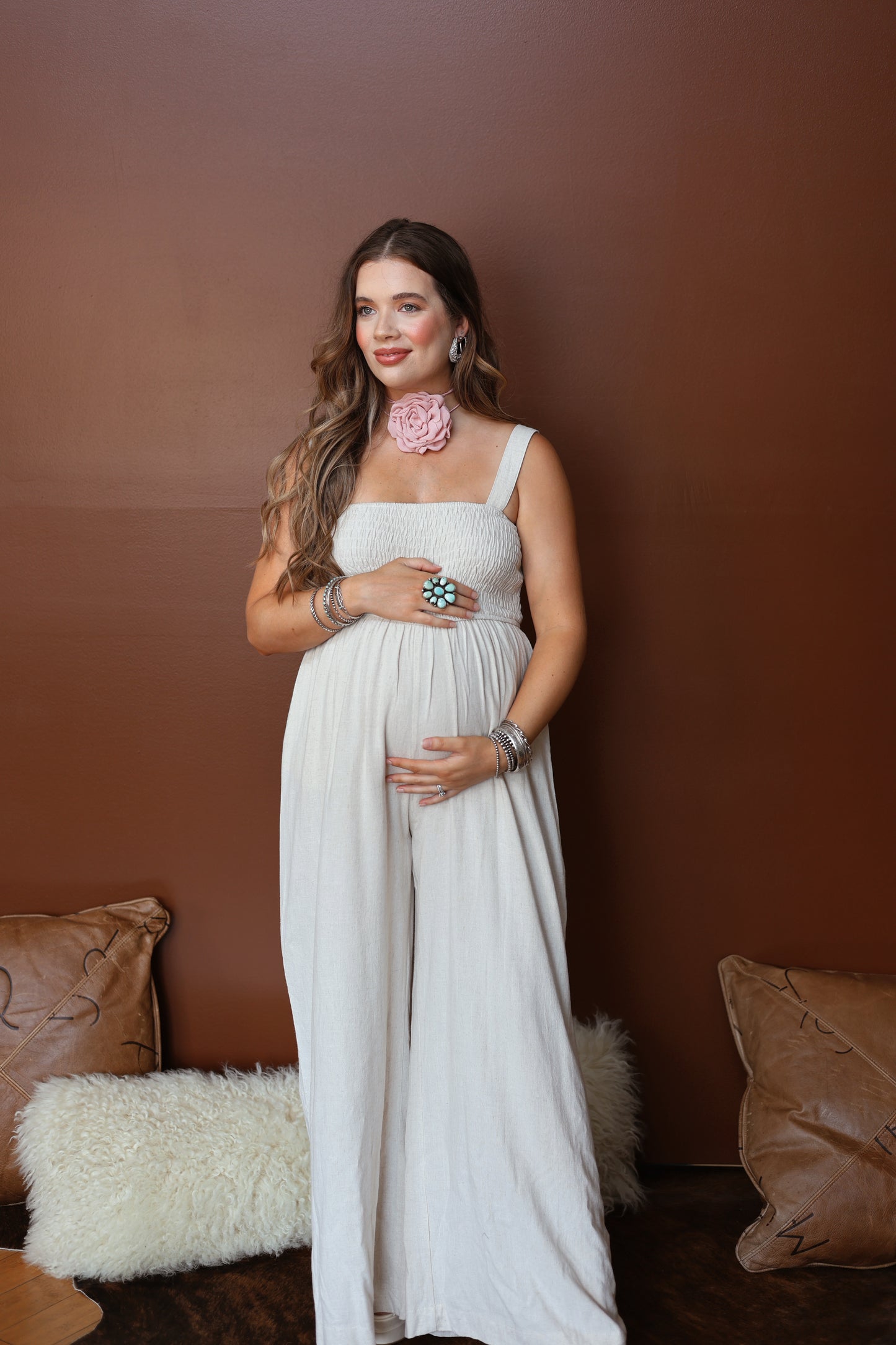The Jasper Jumpsuit in Oatmeal