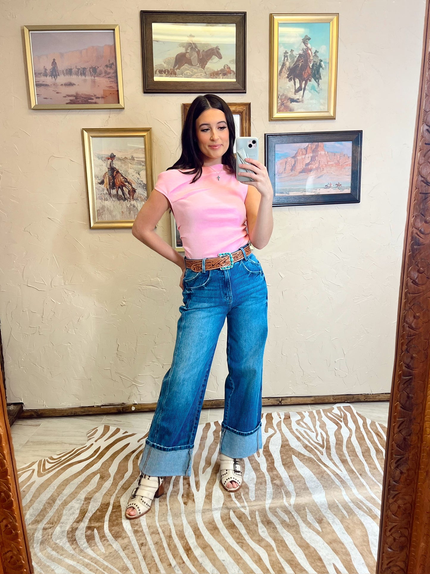 The Athens Top in Pink