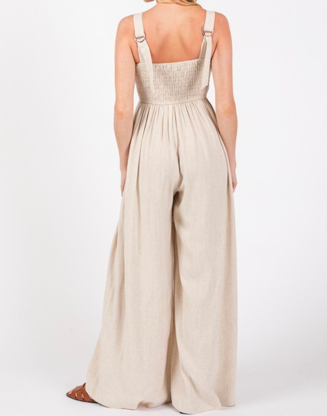 The Jasper Jumpsuit in Oatmeal
