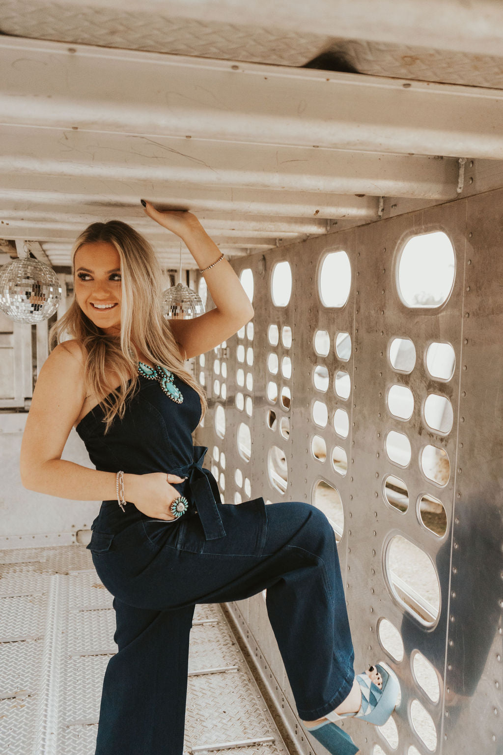 The Danni Denim Jumpsuit
