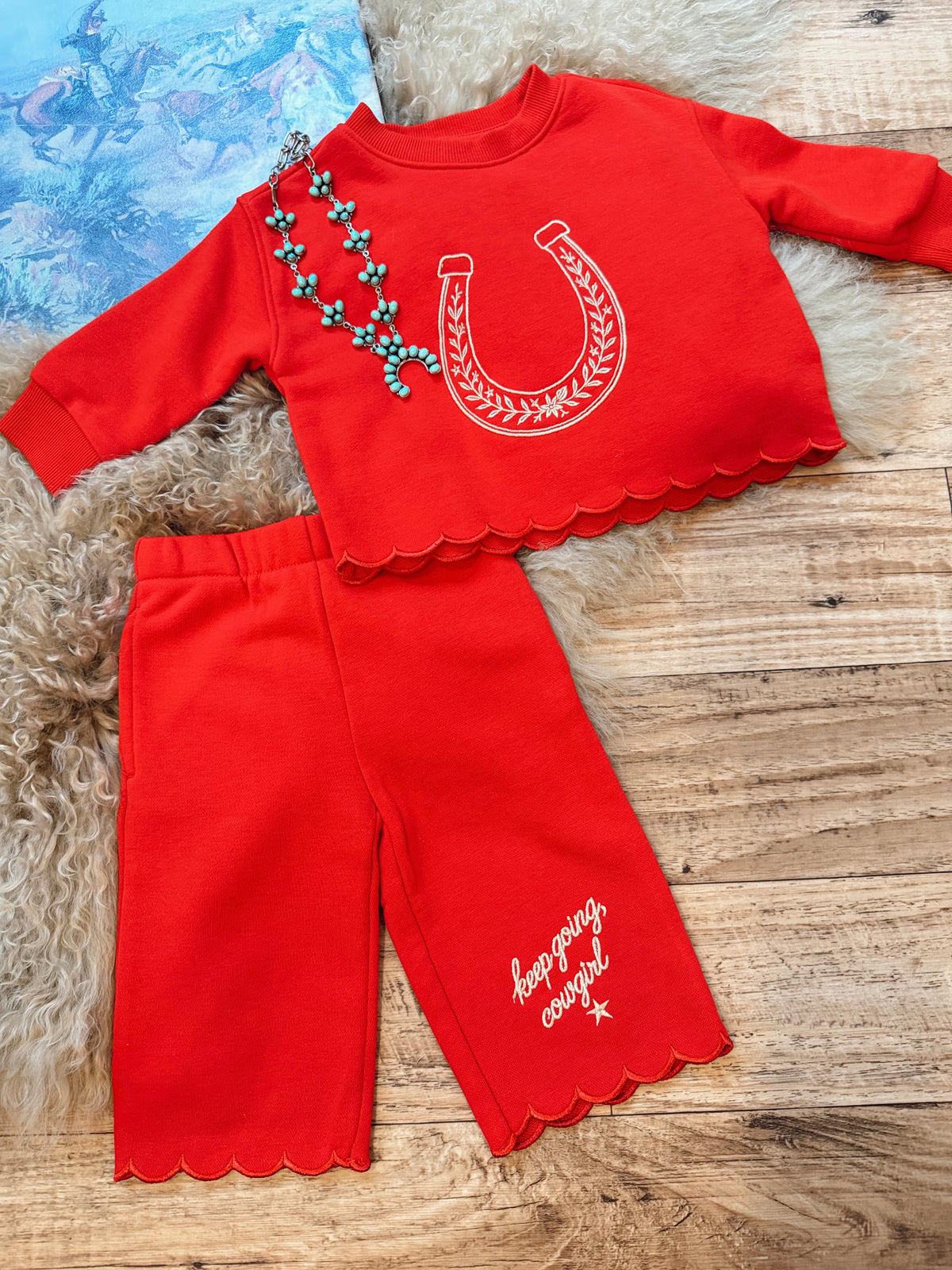 The Keep Going Cowgirl 12M-4T Set