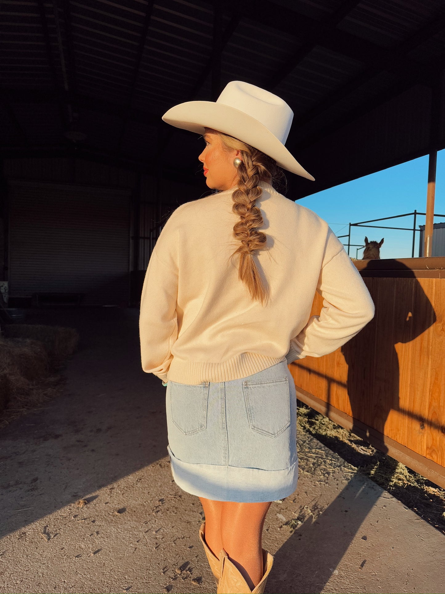 The Decatur Denim Skirt