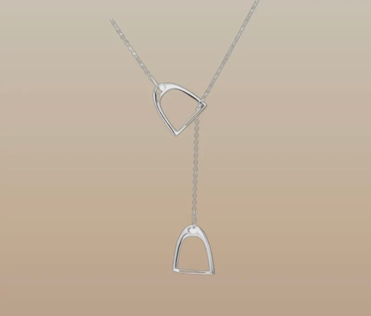 The Sterling Silver Equestrian Necklace