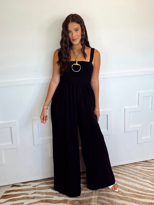 The Jasper Jumpsuit in Black