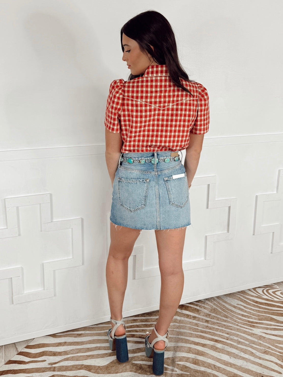 The Creedmore Denim Skirt