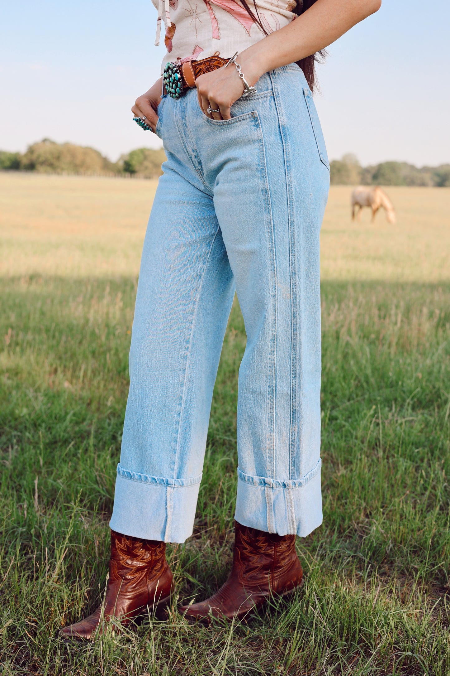The Fiona Jeans in Light Wash