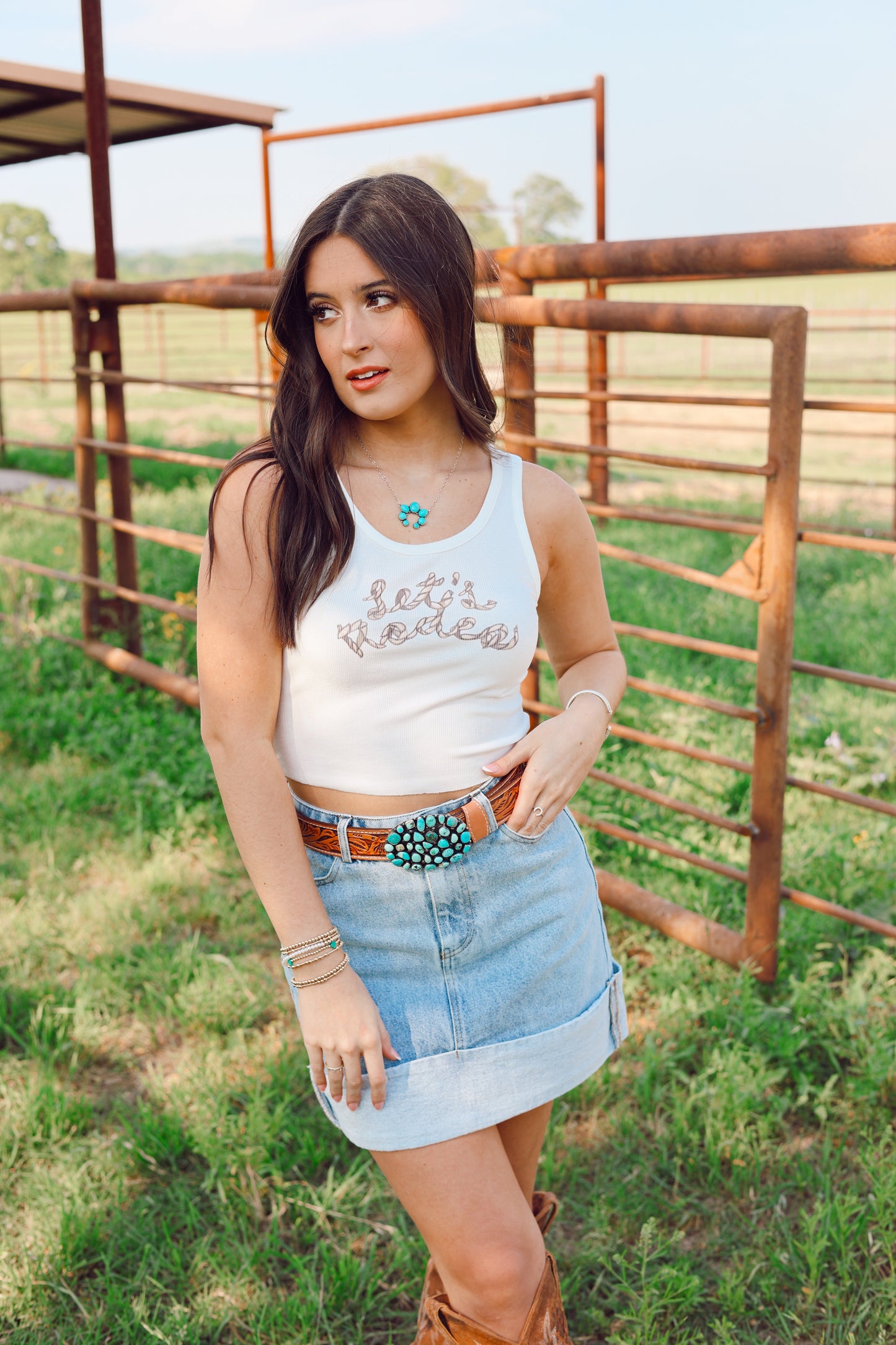 The Decatur Denim Skirt