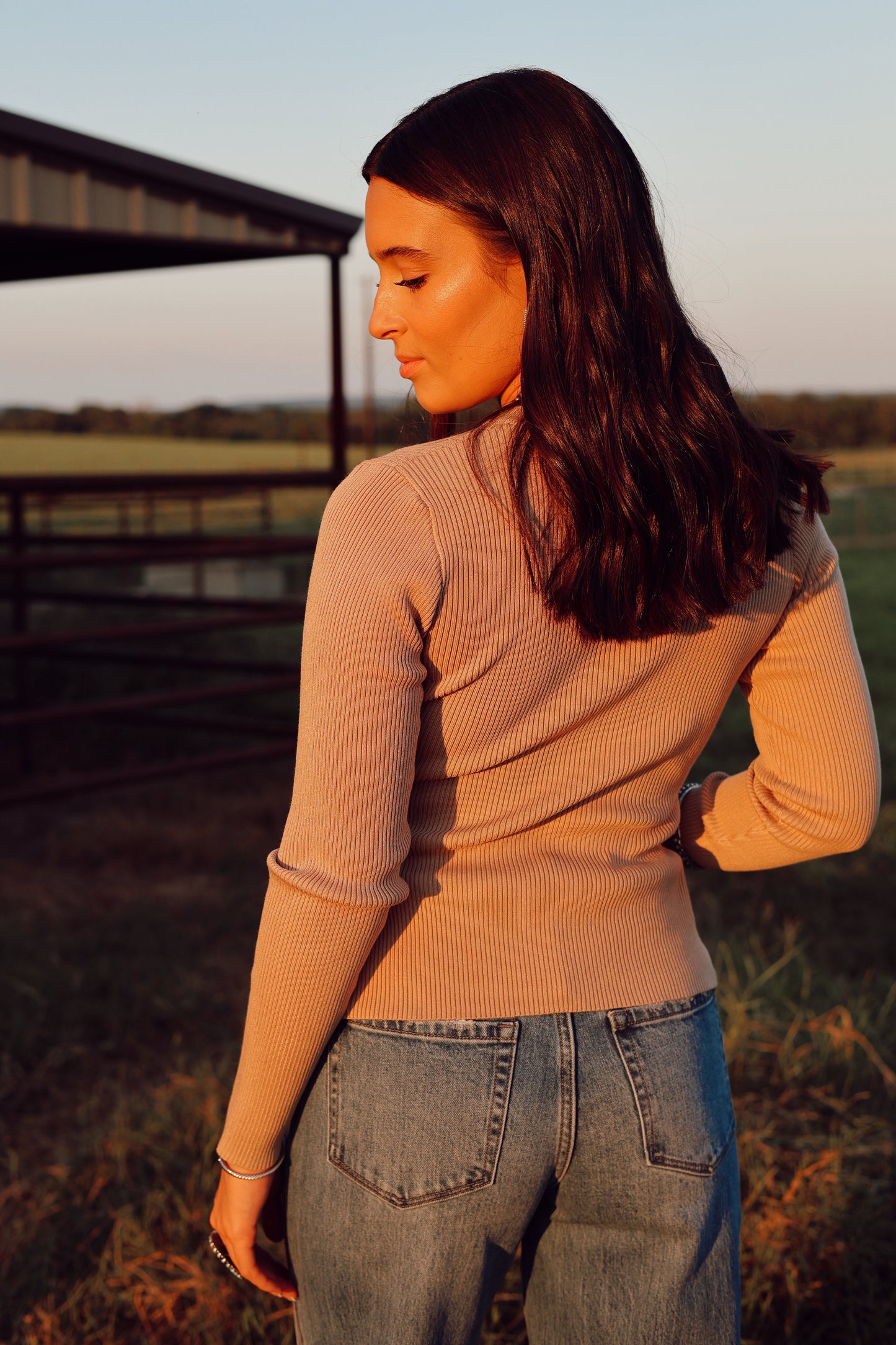 The Chelsea Cardigan in Khaki