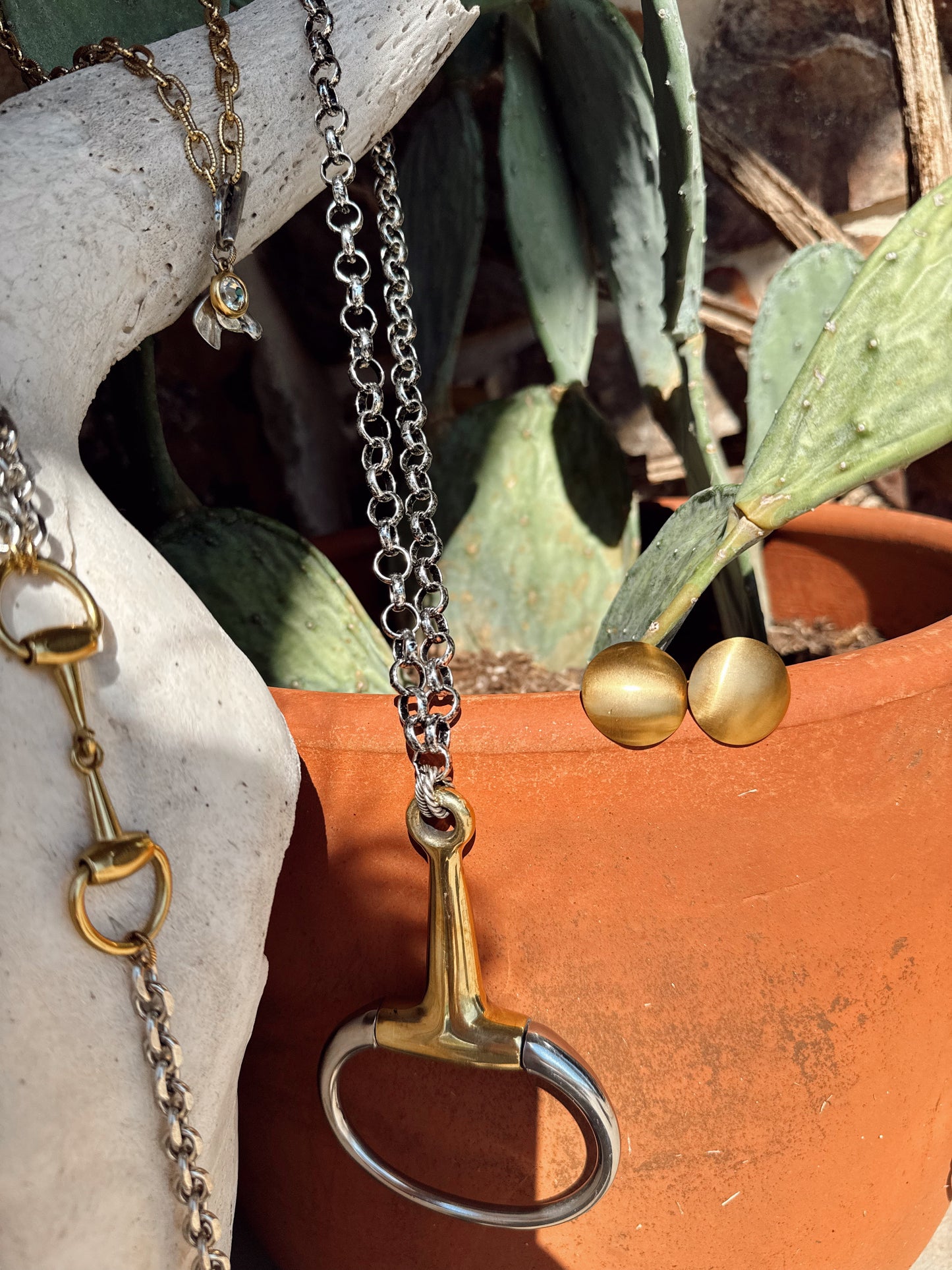 The Briar Earrings in Gold