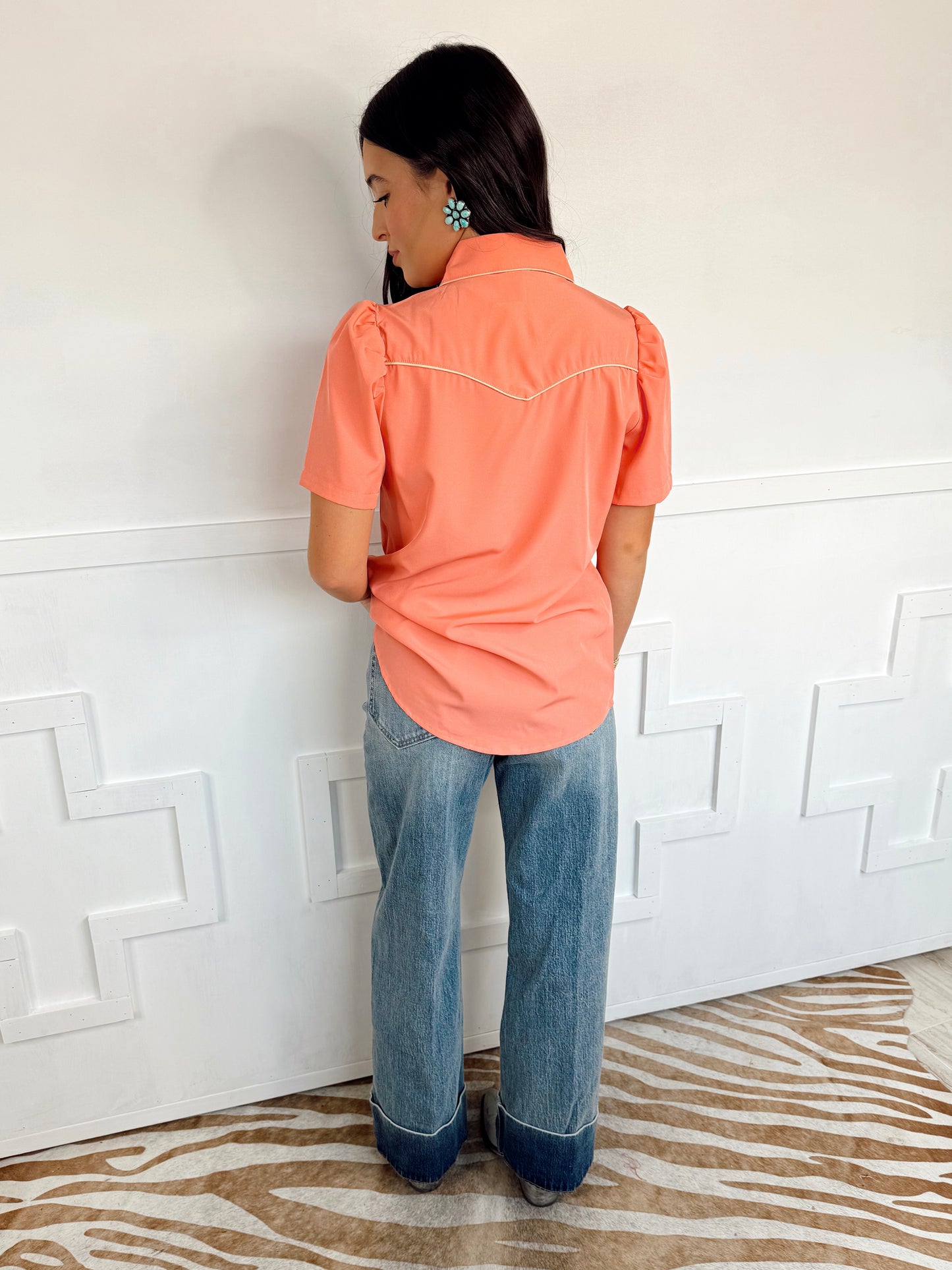 The Peach Arrow Top