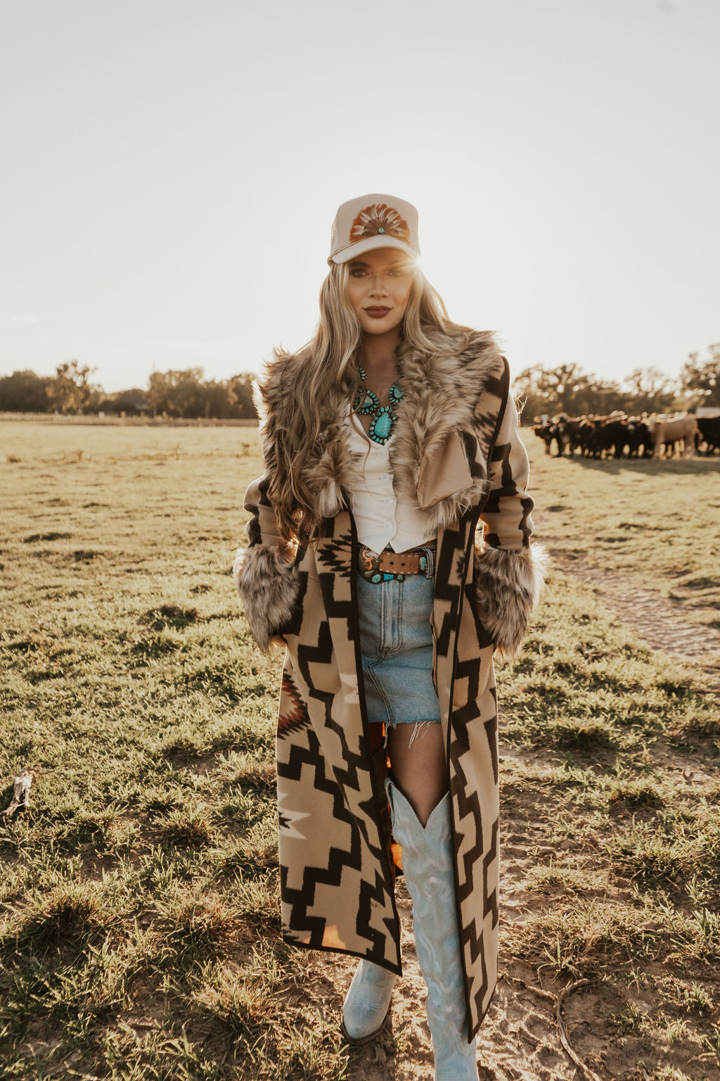 The Tasha Polizzi Sedona Blanket Coat
