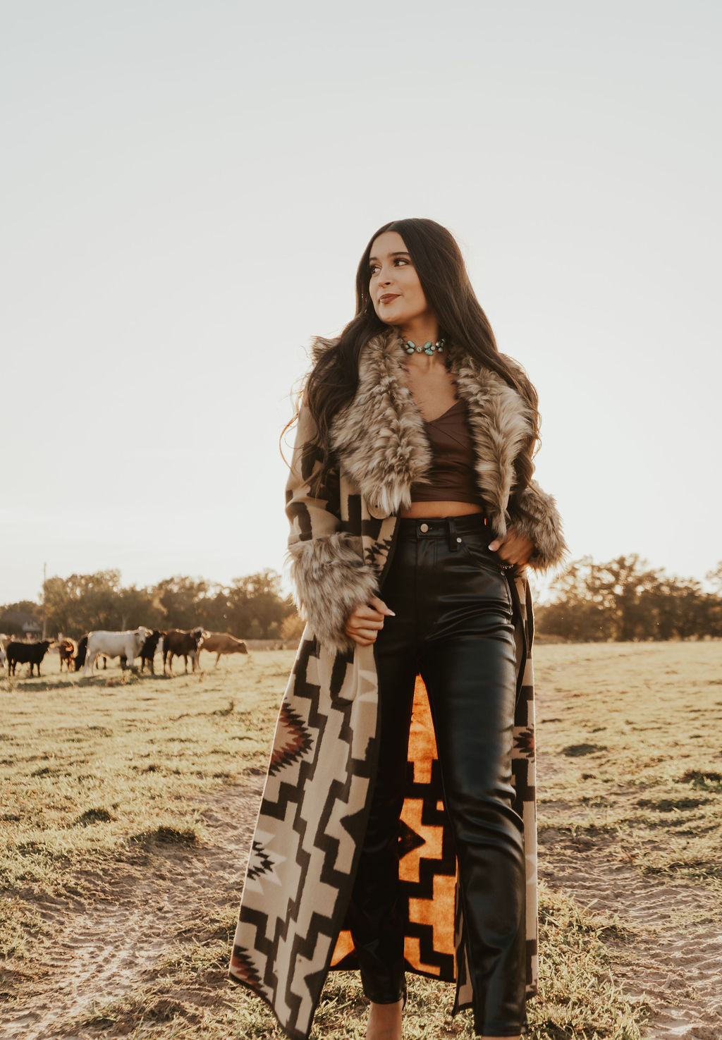 The Tasha Polizzi Sedona Blanket Coat