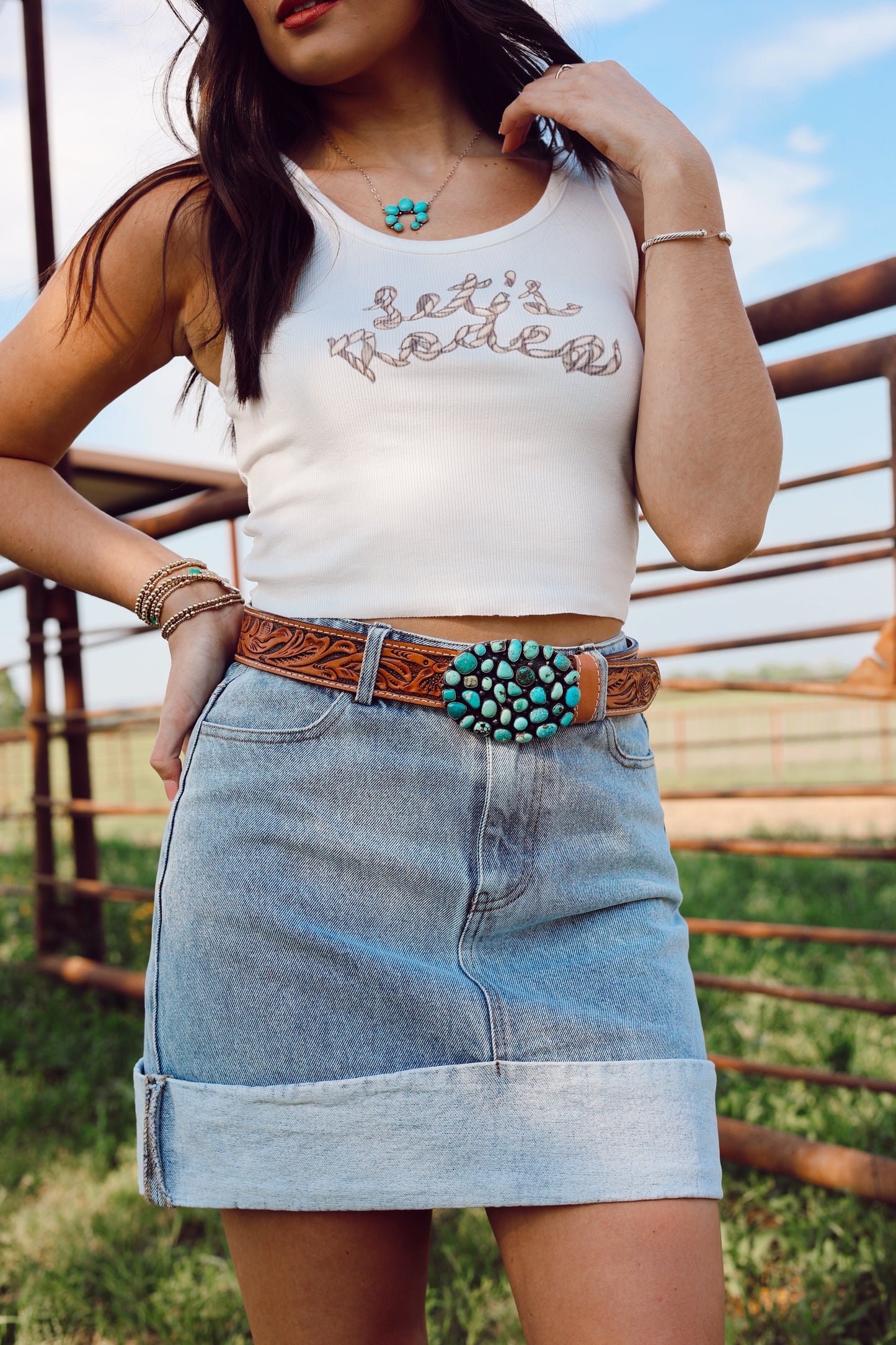 The Decatur Denim Skirt