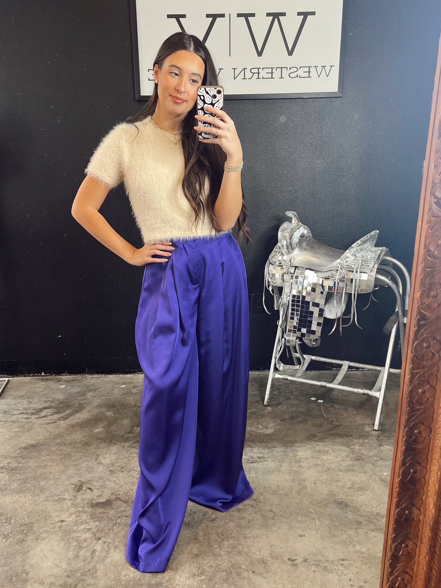 The Sloane Pants in Purple