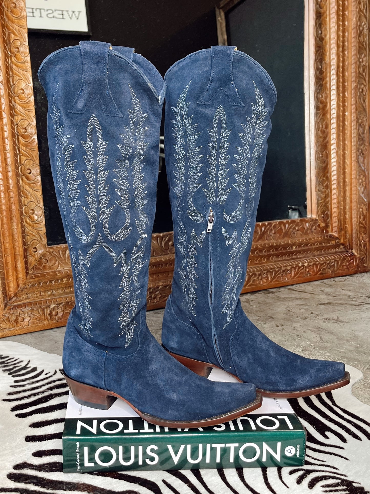 Old Gringo Mayra Boots in Indigo Suede