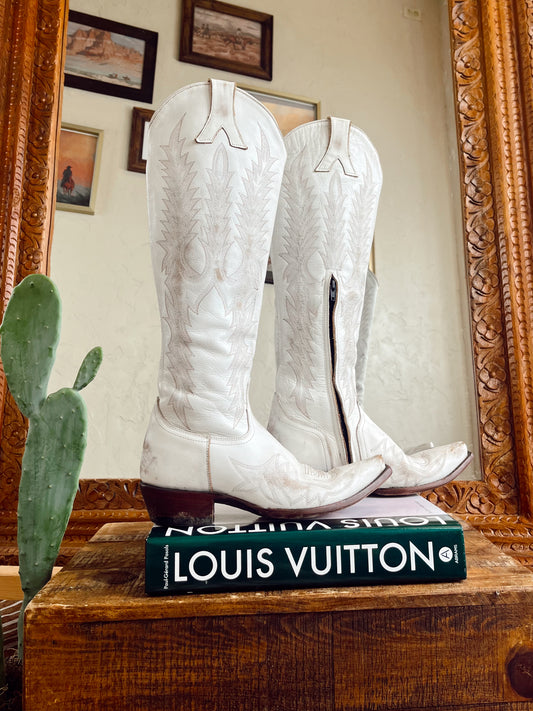 The Old Gringo Mayra Bis Boots in Beige SIZE 10