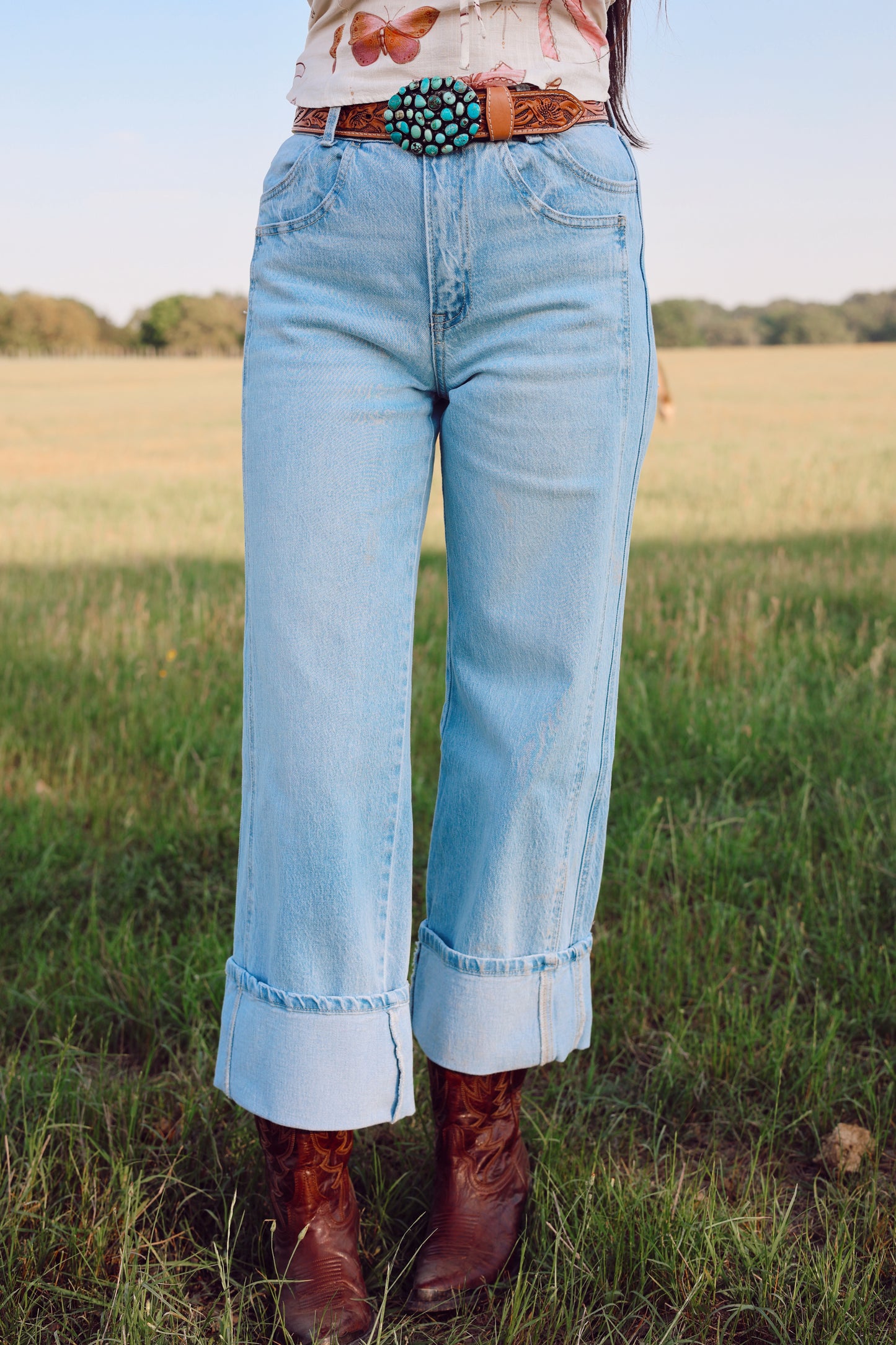 The Fiona Jeans in Light Wash