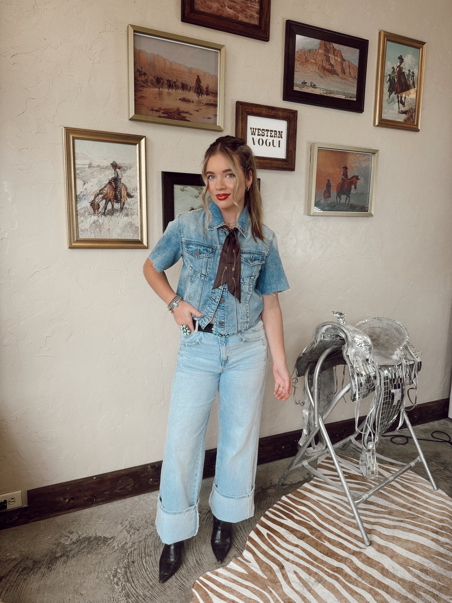 The Fiona Jeans in Light Wash