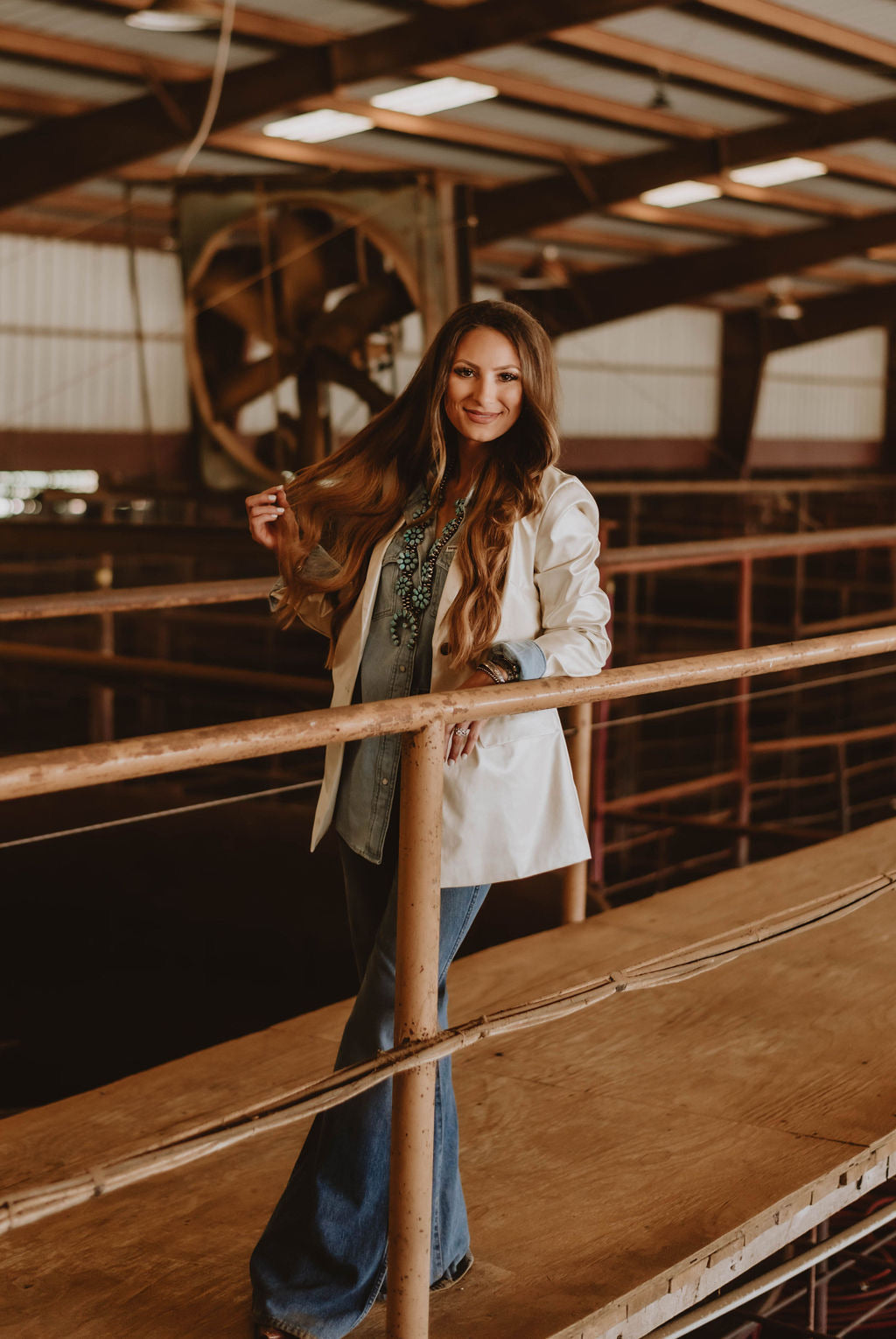 The Wrangler Heritage Blue Grammar Denim Shirt