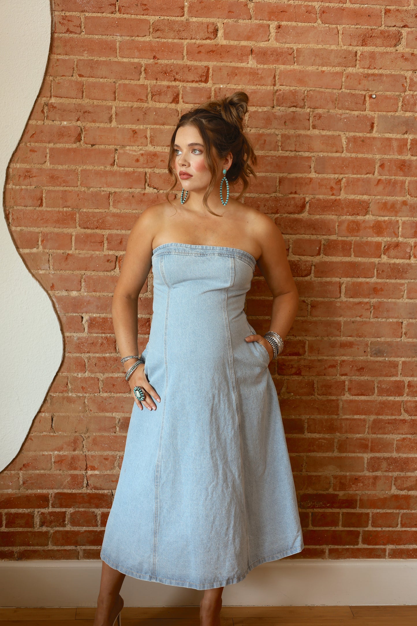 The Daylen Denim Dress