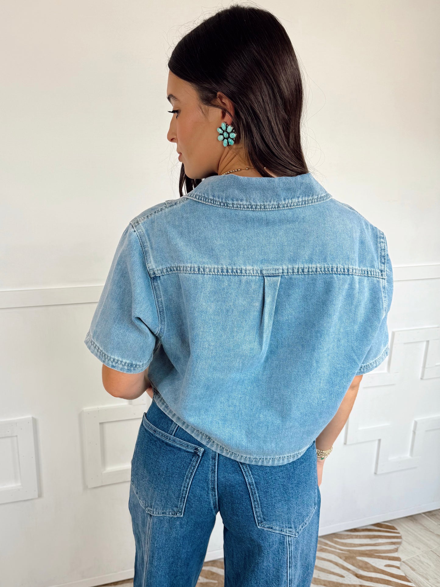 The Dean Denim Top